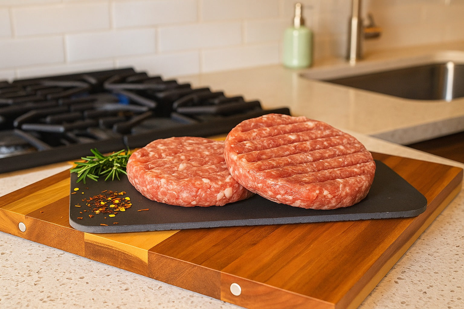 Mutton Patty – Juicy Handcrafted Burger, 125g x 2Pcs