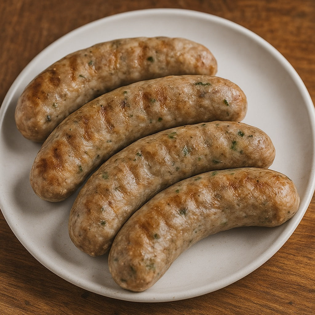 Old Calcutta Chicken Sausages – Green Chilli Twist