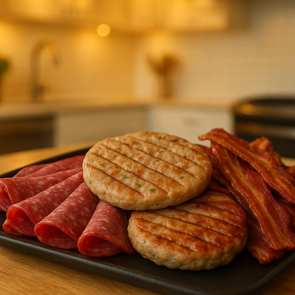 Breakfast Lovers Pack  (Milano Salami + Chicken Chilli Cheese Patties + Bacon Slice)