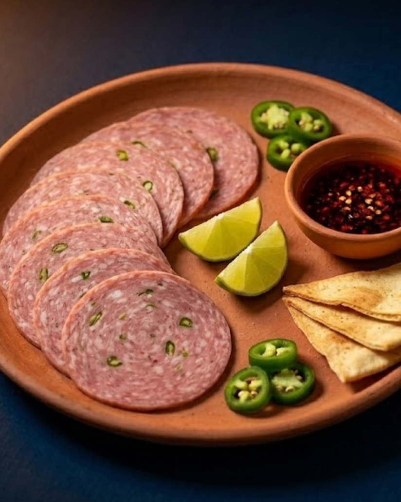 Artisanal Pork Salami Green Chilli - 200gm