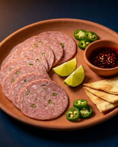 Artisanal Pork Salami Green Chilli - 200gm