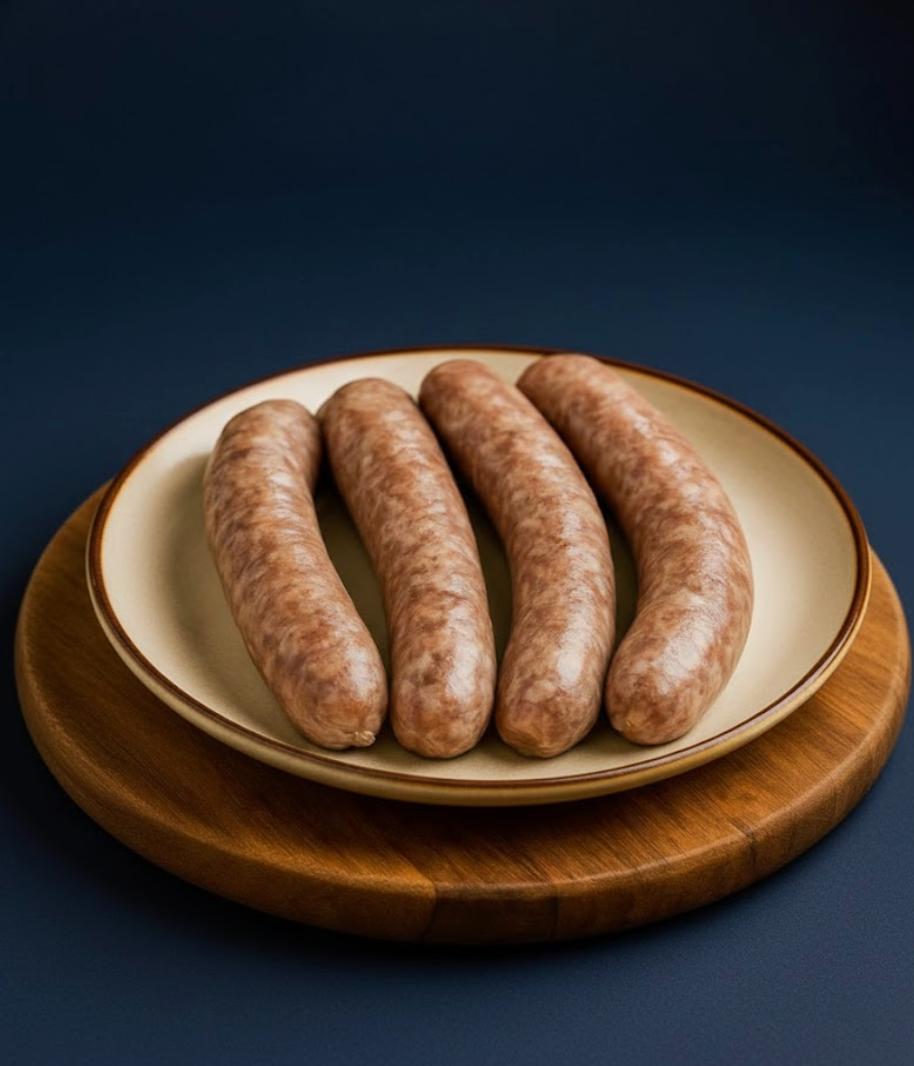 Pork British Banger Sausages – Imported Pork, Mild Seasoning -350 gm