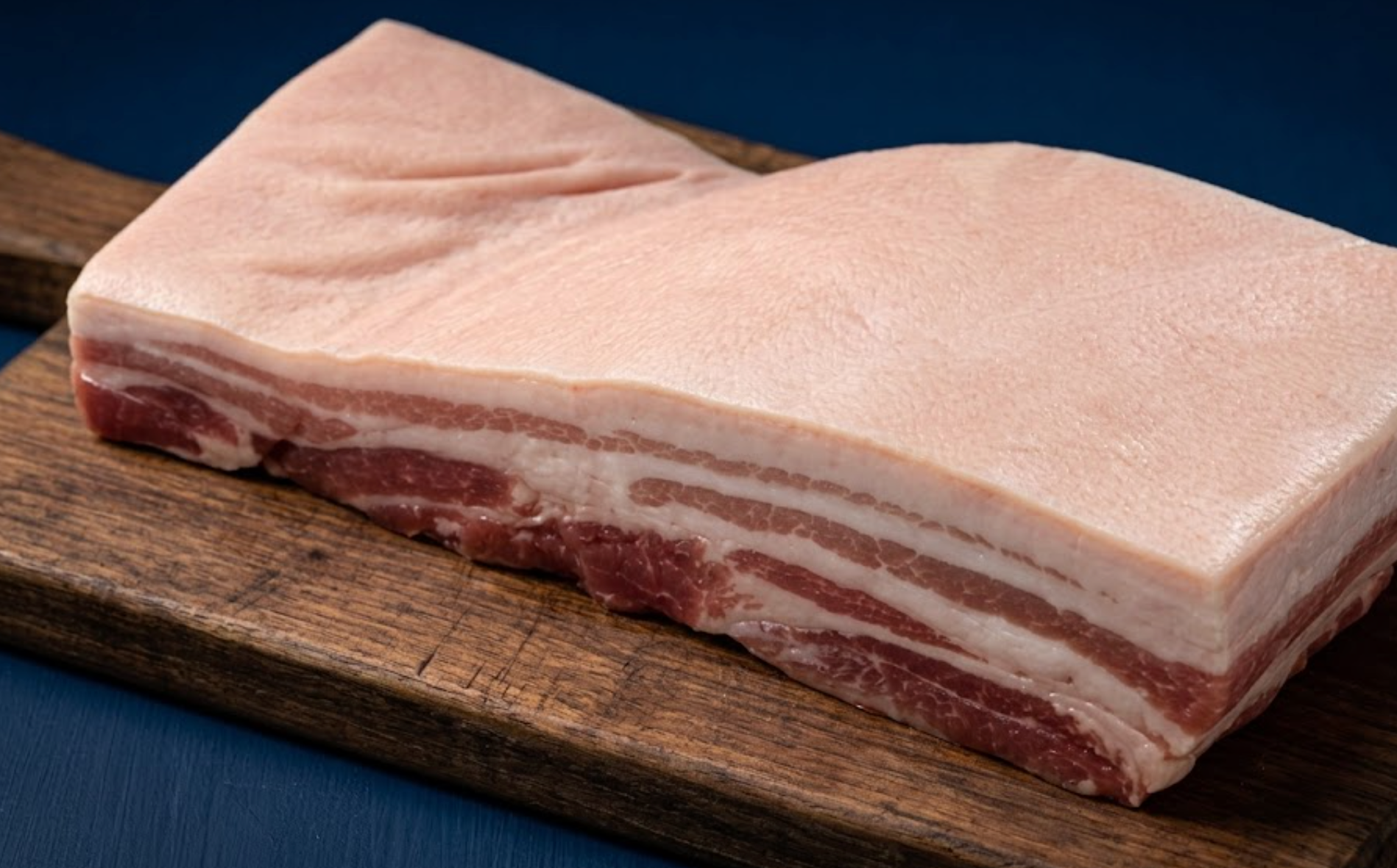 Pork Belly Skinless – Imported -500 gm Block